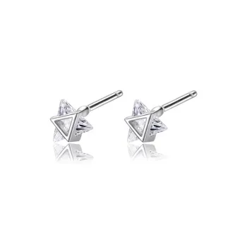 ONEKISS Gold Plated Copper Stud Earrings Men's