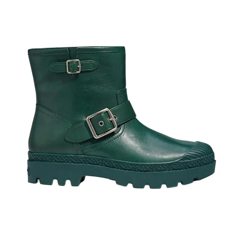 COACH Trooper Ankle Boots Men's Pine Green-1
