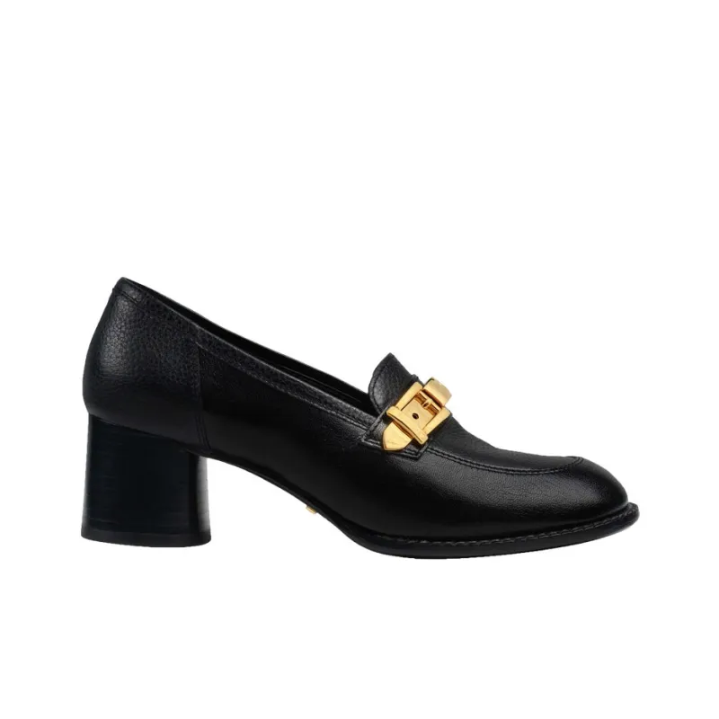 GUCCI Chain-detail 55mm Block-heel Loafers-1