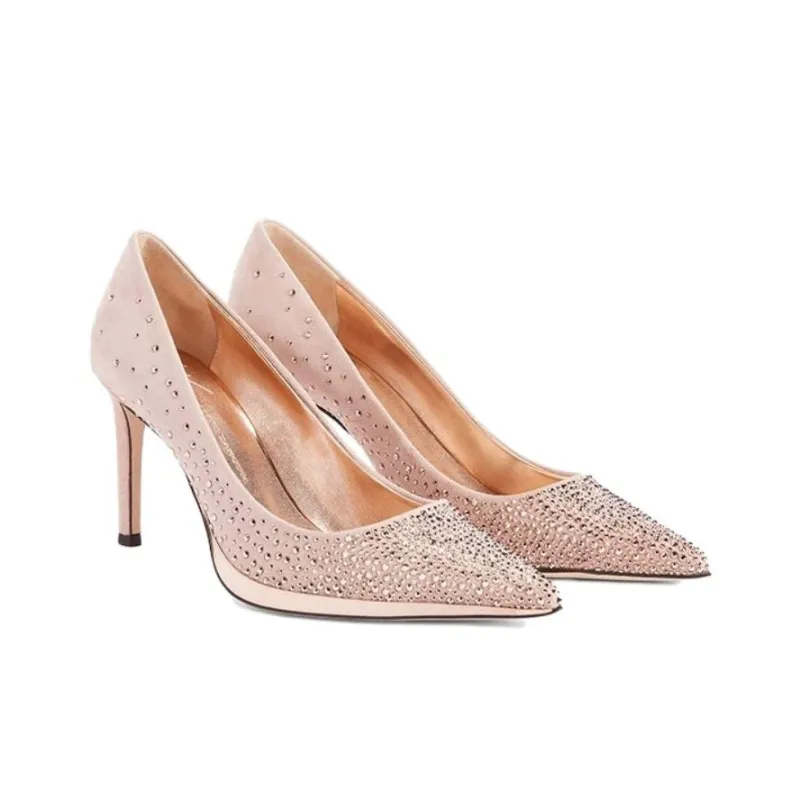 Giuseppe Zanotti/GZ Slim Heel High Heels 8.5cm Women's Pink-2