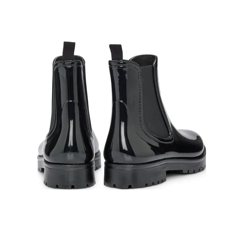 HUGO BOSS Short Chelsea Boots Women's Black-3