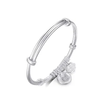 MIAOYINGE 999 Fine Silver Sterling Silver Bracelets Women's