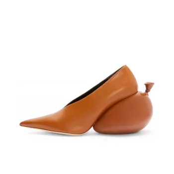 LOEWE Balloon Irregular Heel High Heels Women's Brown