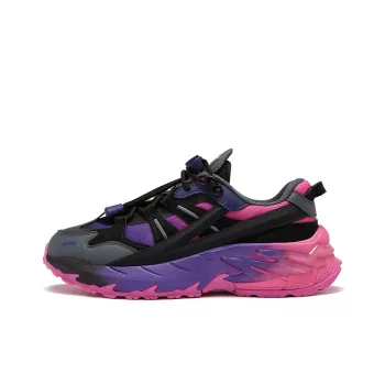 FILA FUSION COMET Xingji Shoes Wear Resistant Low Top Casual Shoes Women's Black Pink