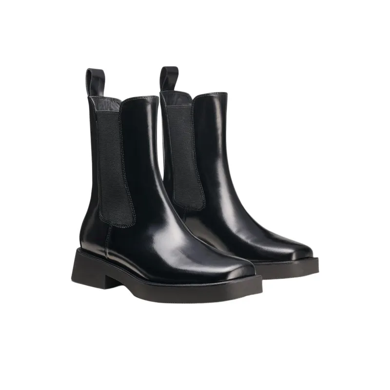 G.H. Bass & Co. BOWERY Short Chelsea Boots 4cm Women's Black-2