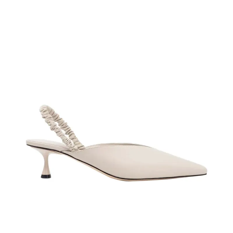 STUDIO AMELIA Zadie Irregular Heel High Heels 5cm Women's Beige-1