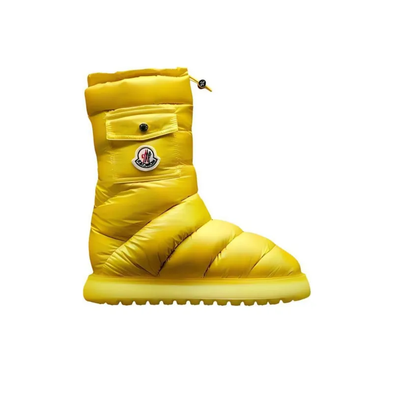 Moncler Crew Snow Boots Women's Yellow-1