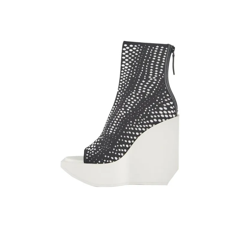 UNITED NUDE Wa Fab Hi Ankle Boots 14.5cm Women's Black-0
