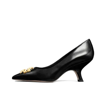 TORY BURCH Eleanor Lacquered Leather Pump