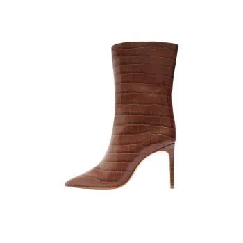 Schutz Mary Ankle Boots 10cm Women's Brown