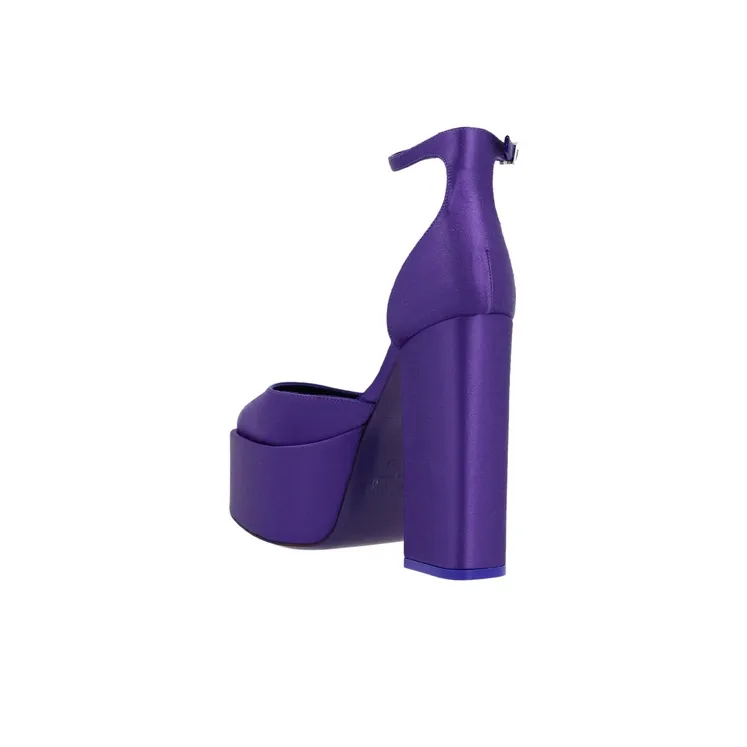 Paris Texas Round Toe Platform Pumps-4