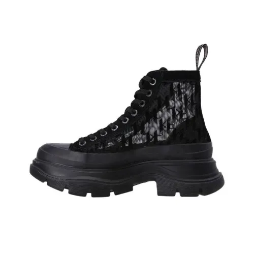 KARL LAGERFELD Quilted Platform Boots