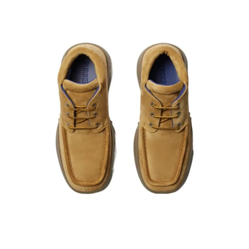 Burberry Ankle Boots Men's Brown-3