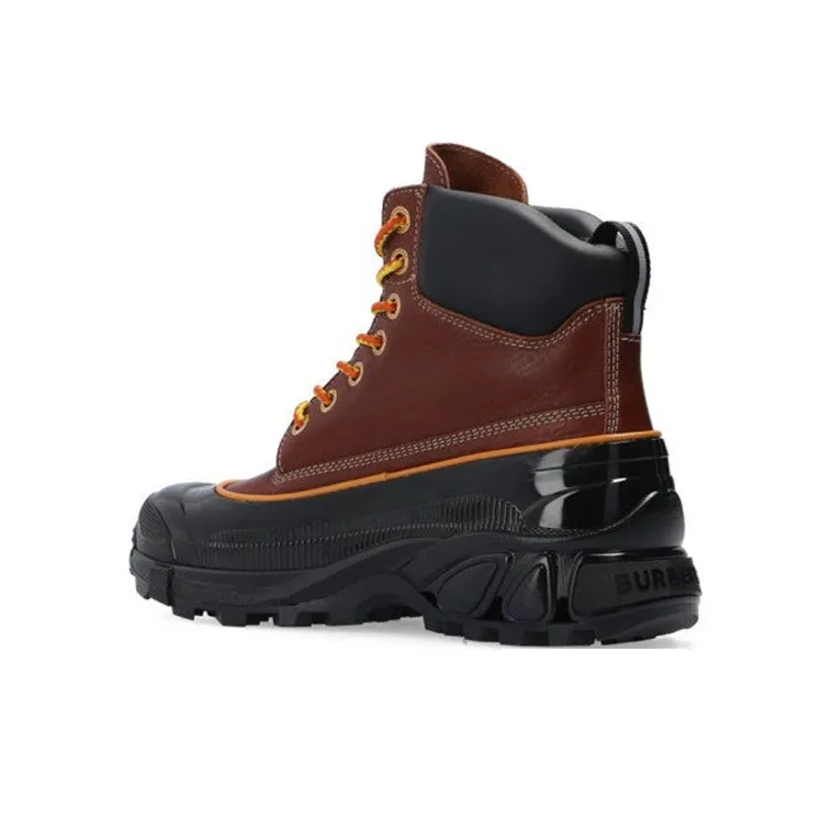 Burberry Arthur Ankle Boots Brown Black-3