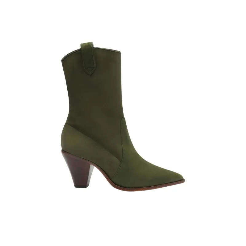 Schutz Mackie Ankle Boots 7.5cm Women's Green-1