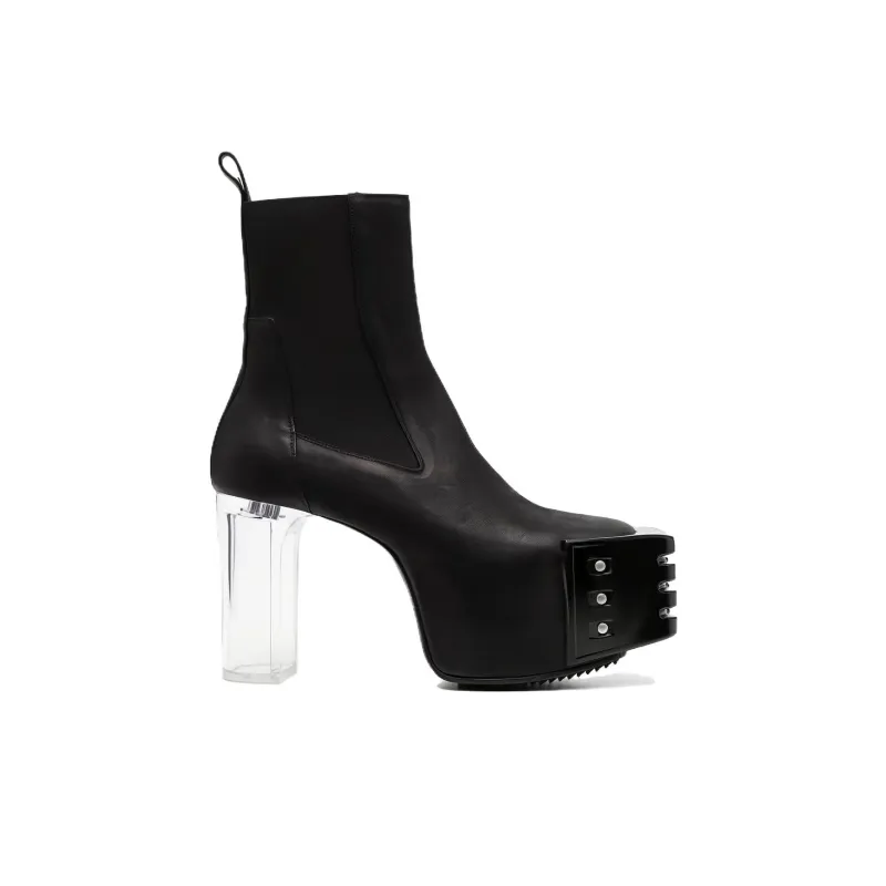 RICK OWENS Grilled 120mm Platform Boots-1