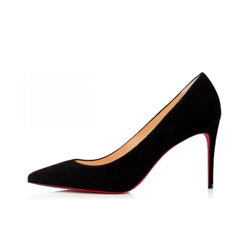 CL LUBOTING Slim Heel High Heels 8.5cm Women's Black Red