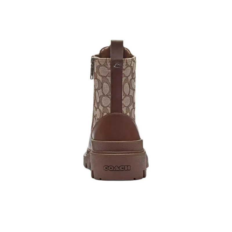 COACH Charlie Short Martin Boot Men's Brown-3