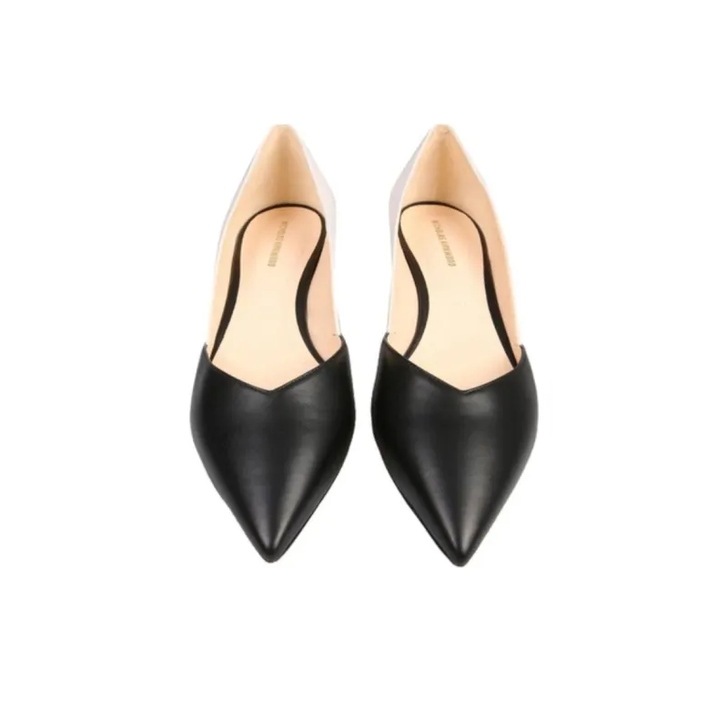 NICHOLAS KIRKWOOD Chunky Heel High Heels 3cm Women's White Black-3