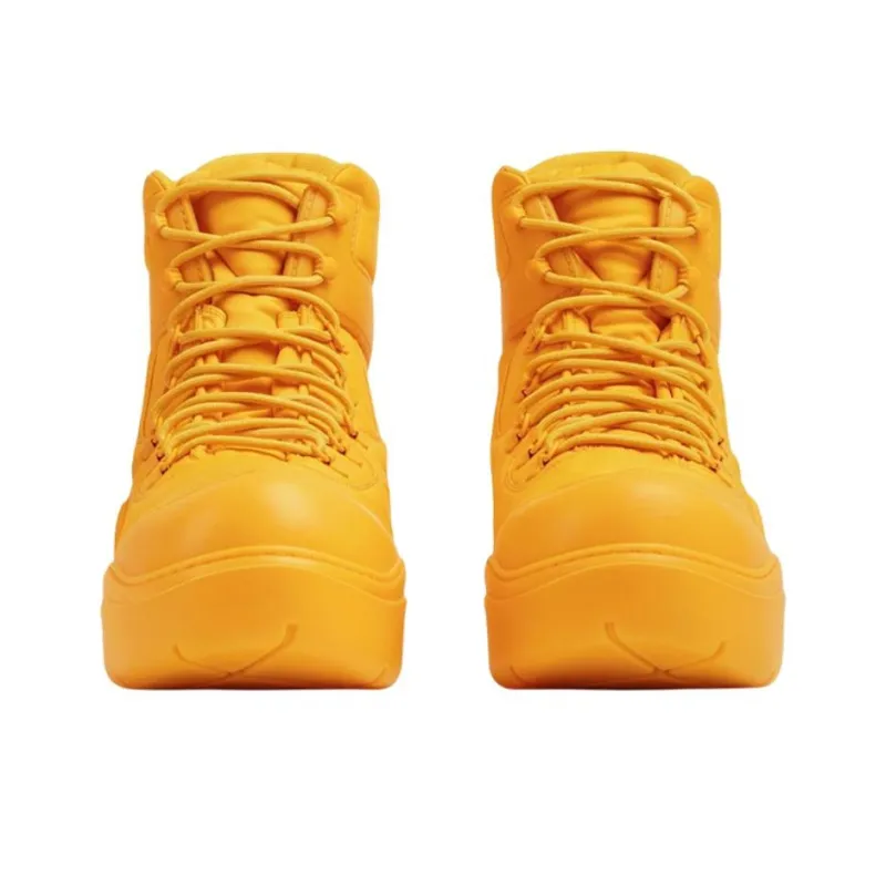 Bottega Veneta Puddle Bomber Ankle Boot Tangerine-2
