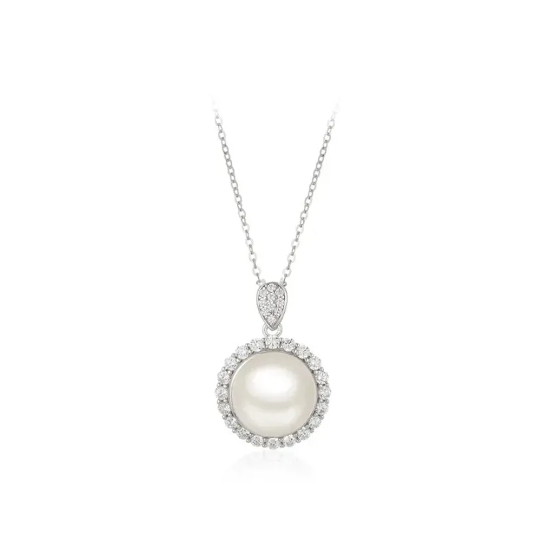 QIANCHANG Freshwater Pearl Necklaces Women's-0