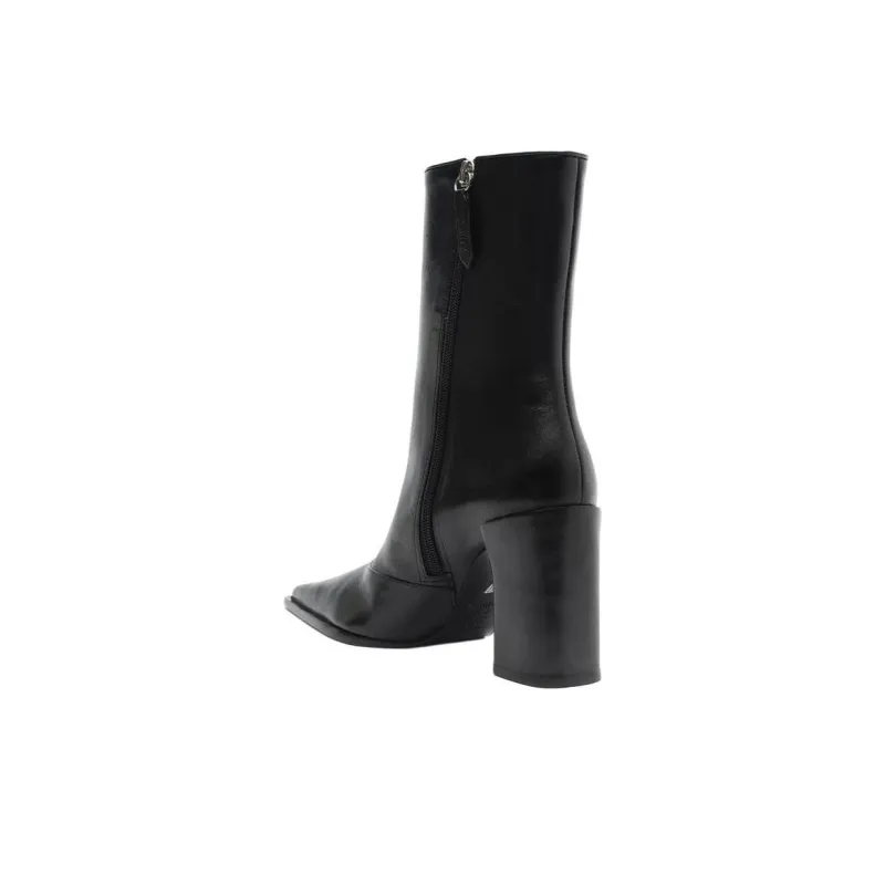 Schutz Raffaela Ankle Boots 8.5cm Women's Black-4