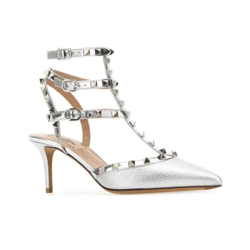 Valentino Garavani Rockstud Pointed Toe Pumps-3