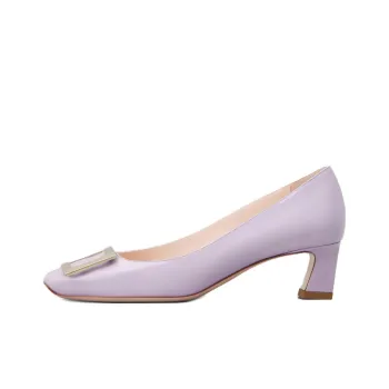 Roger Vivier Chunky Heel High Heels 4cm Women's Purple