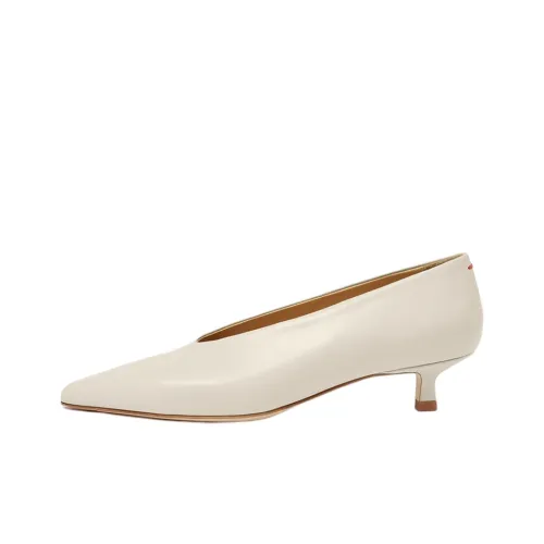 Aeyde Clara Slim Heel High Heels 3.5cm Women's Ecru