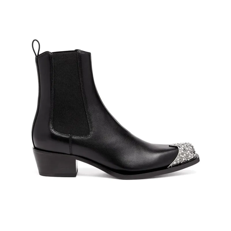 DIESEL D-Calamity AB Leather Boots-1