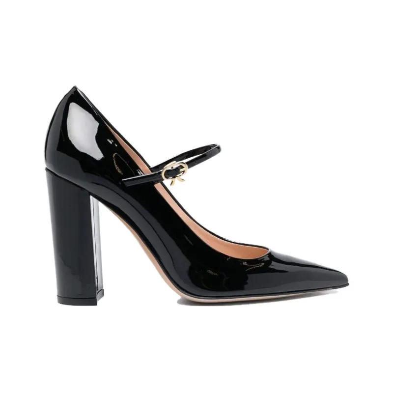 GIANVITO ROSSI 55mm High-shine Mary-jane Pumps-1