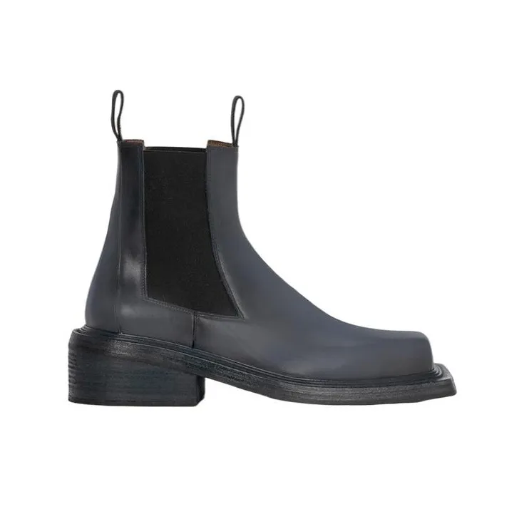 Marsèll Cassettino Short Chelsea Boots Men's Dark Blue-1