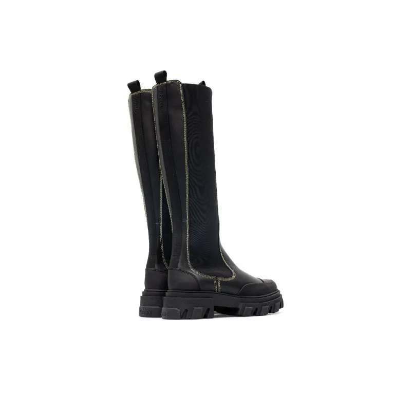 GANNI Knee high Boots Women's Black-3