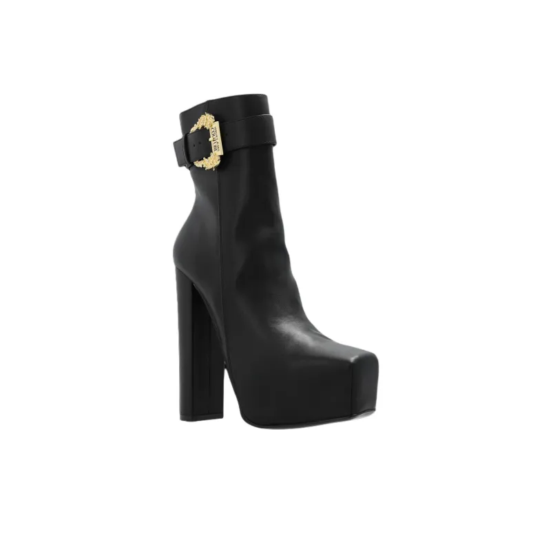 VERSACE JEANS Couture Barocco-buckle 140mm Platform Boots-2