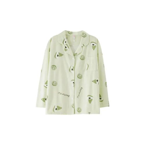 MIIOW Pajama Tops Women's Light Green Pomelo