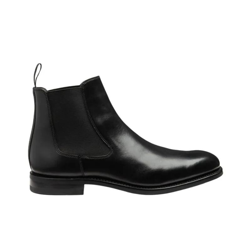 LOAKE Short Chelsea Boots Men's Black-1
