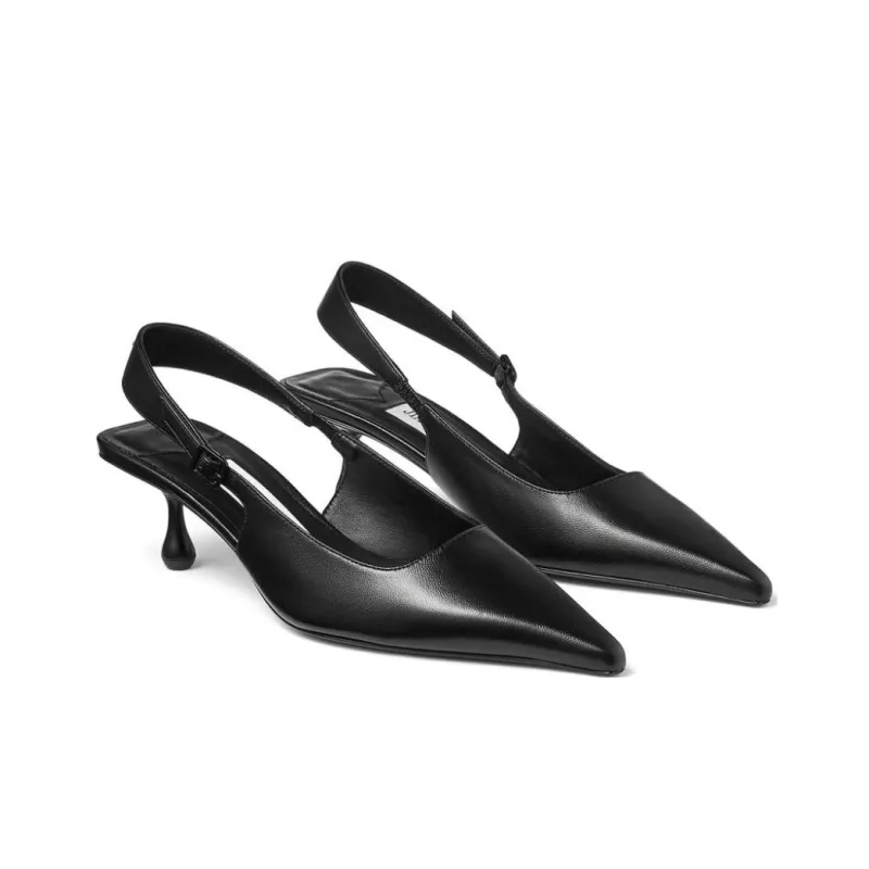 Jimmy Choo Amel 50mm Leather Pumps-2