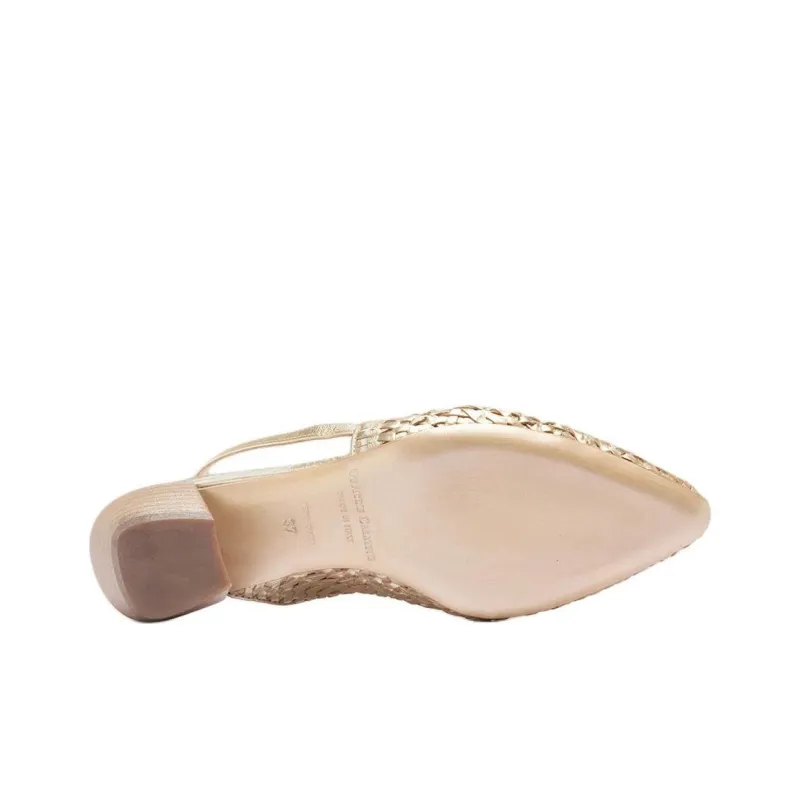 Officine Creative Sally 032 Chunky Heel High Heels Women's Gold-5