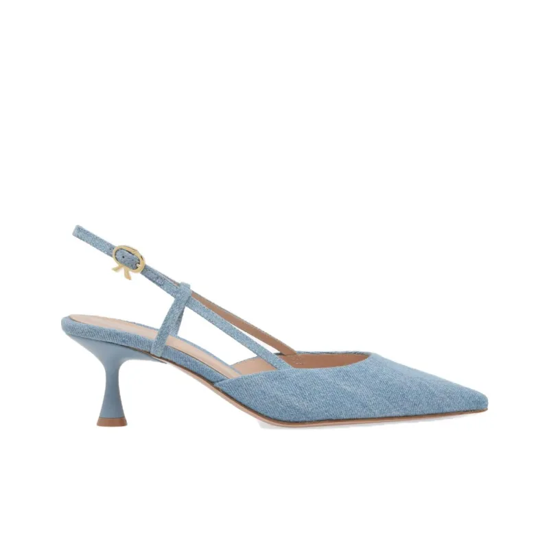 GIANVITO ROSSI Ascent Slim Heel High Heels 5.5cm Women's Light Blue-1