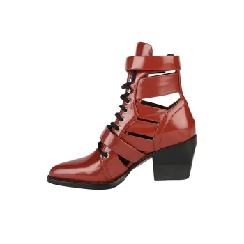 Chloé Ankle Boots Women's Red