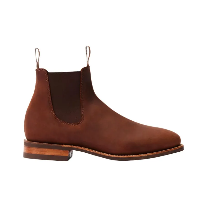 R.M.WILLIAMS Chelsea Boots Men's Red Brown-1