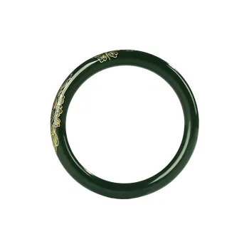 Zhen Yu Zhen Pin Hetian Jade Bangles Green Jade Unisex
