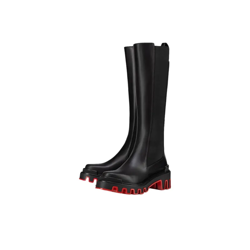 CL LUBOTING Marchacroche Chelsea Boots 5cm Women's Black-2