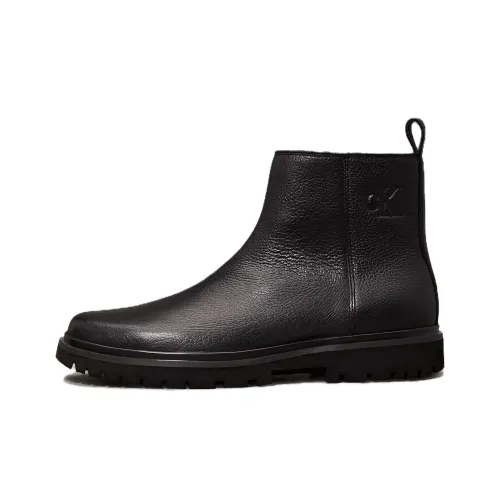 CKJ CALVIN KLEIN JEANS Ankle Boots 3cm Men's Black
