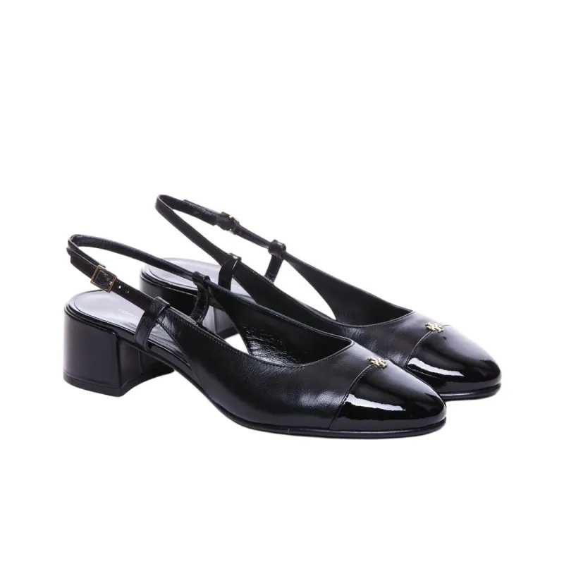 TORY BURCH Chunky Heel High Heels 4.5cm Women's Black-3