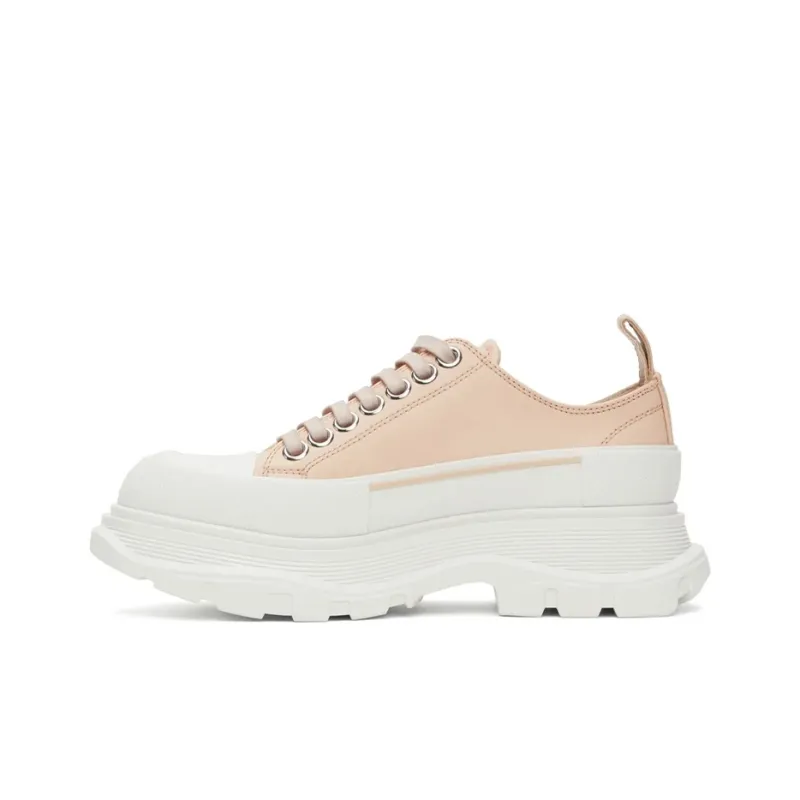 Alexander McQueen Tread Slick Ankle Length Martin Boot Women's Pink-0