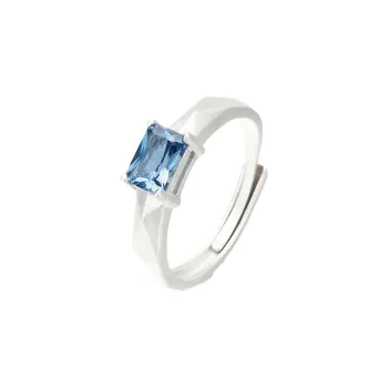 AIDAQIAN S925 Silver Ring Open And Adjustable Men's