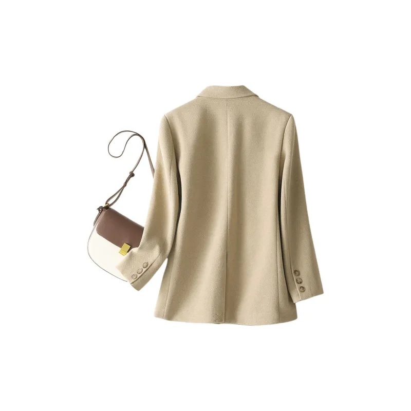 IHIMI Business Suit Women's Light Yellow-2