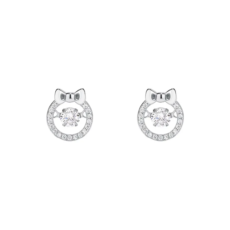MONI JEWELLERY S999 Fine Silver Stud Earrings Women's-0
