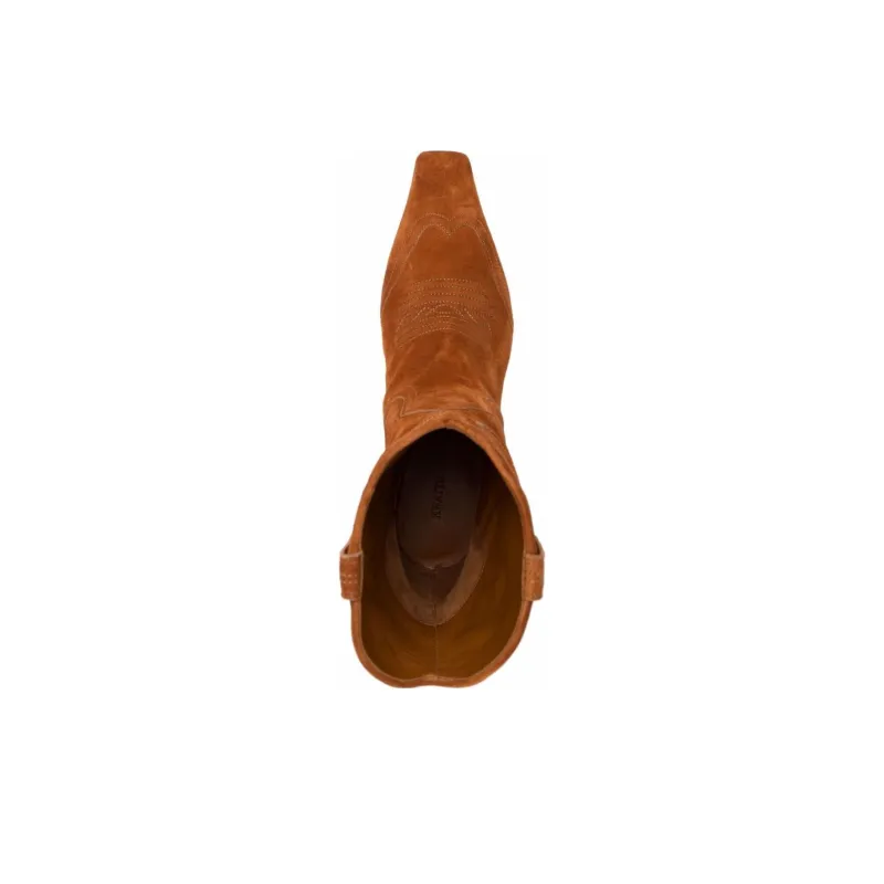KHAITE The Dallas Ankle Boots-3